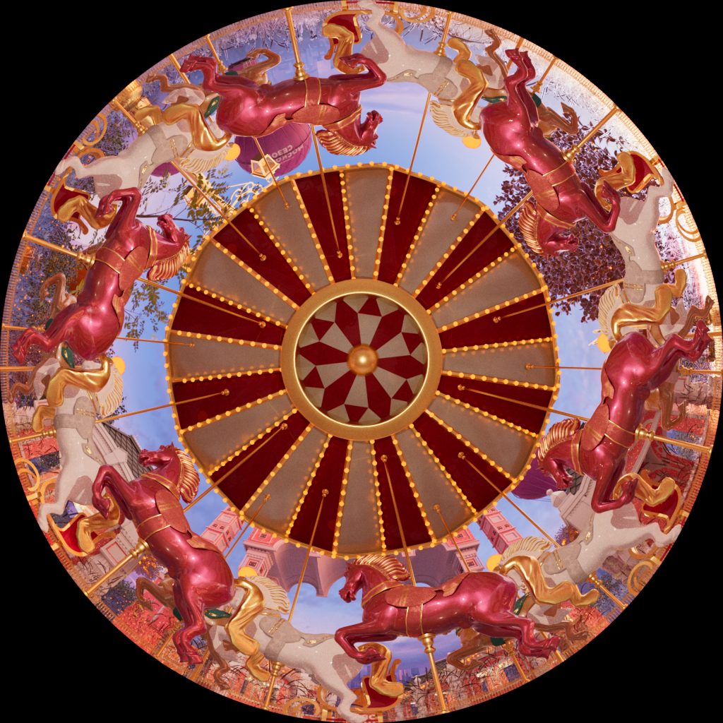 Fulldome frame: carousel